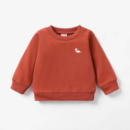 Dinosaur Sweatshirt - Rust