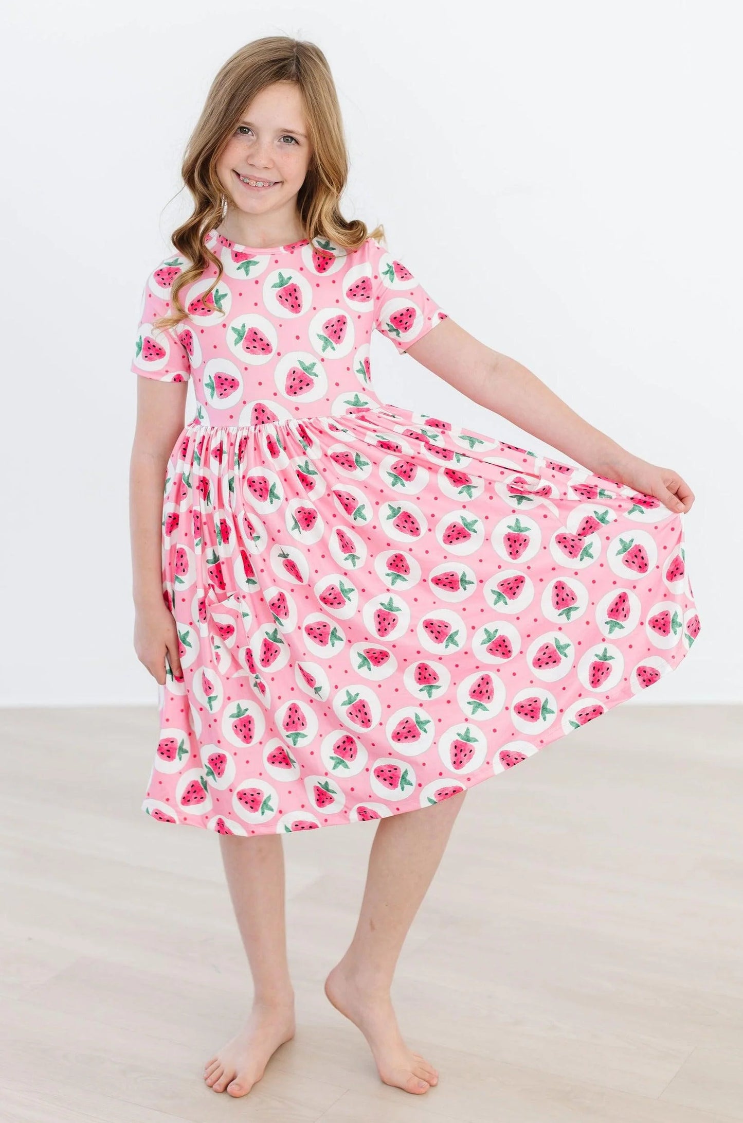 Strawberry Fields Twirl Dress