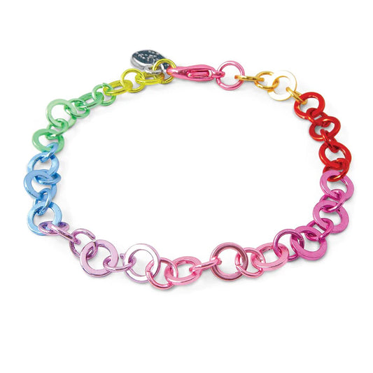Charm It Chain Bracelet - Rainbow