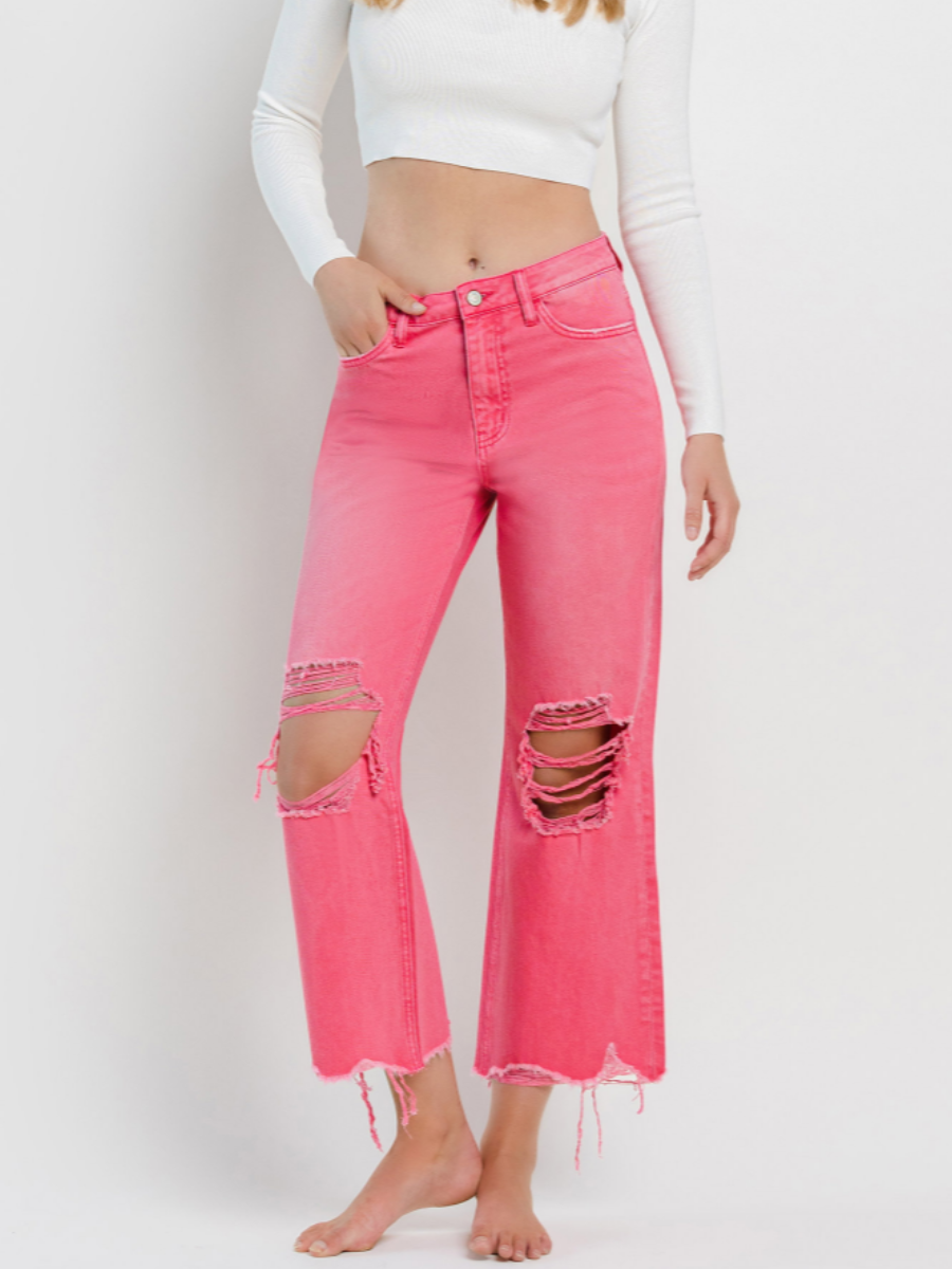 Hot Pink 90's Vintage Jean