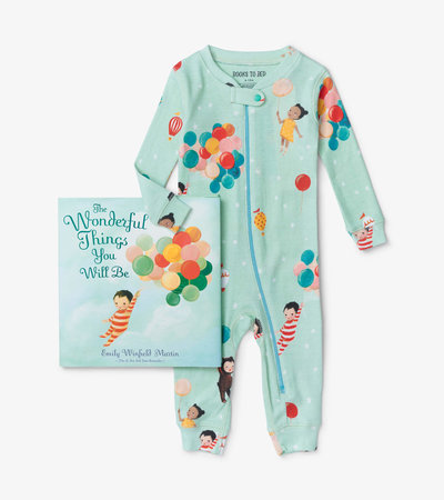 The Wonderful Things You Will Be Pajama/Book Set