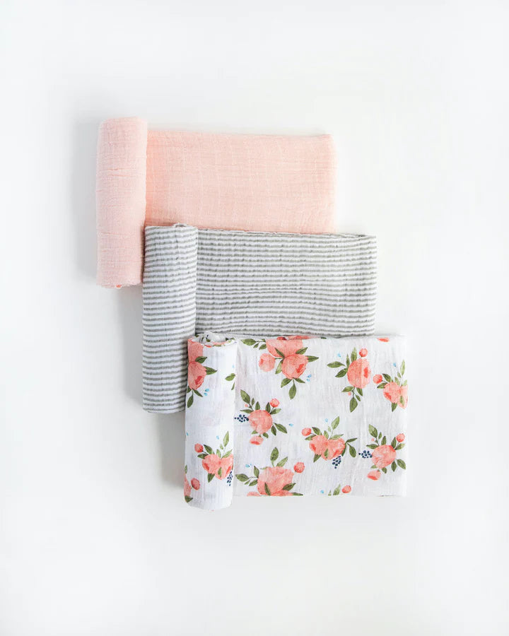 Cotton Muslin Swaddle 3 Pack