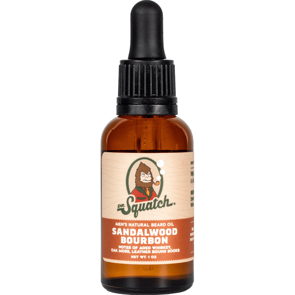 Dr. Squatch Sandalwood Bourbon Beard Oil – The Mix Mercantile
