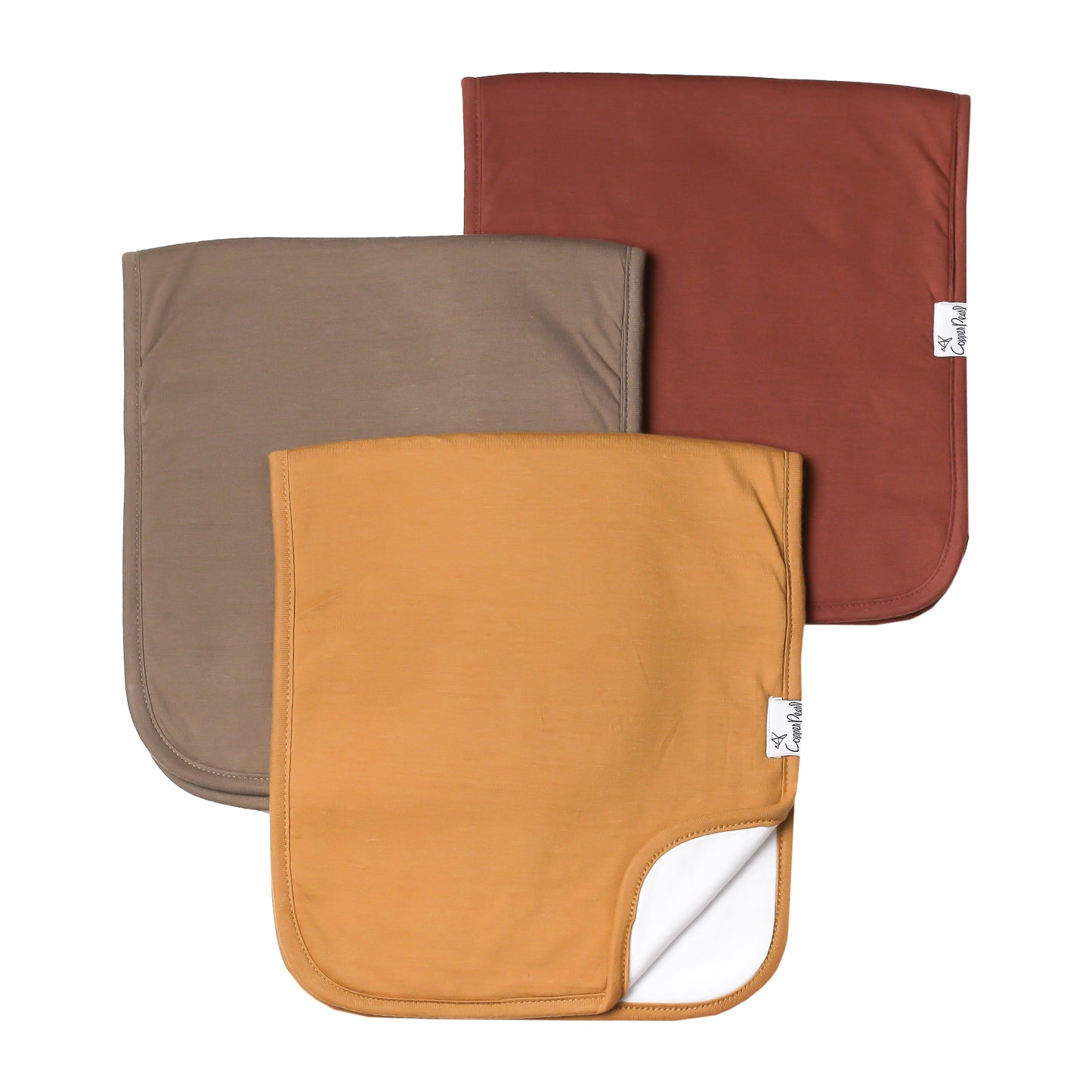 Copper Pearl - Burp Cloth Set 3 Pk