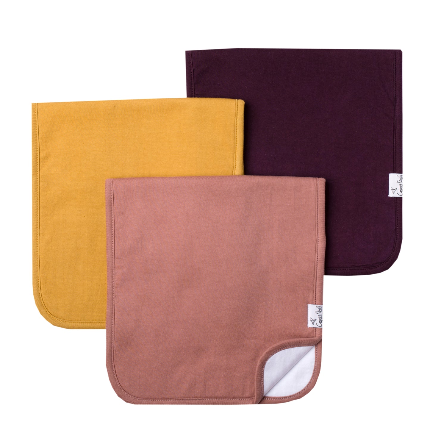 Copper Pearl - Burp Cloth Set 3 Pk