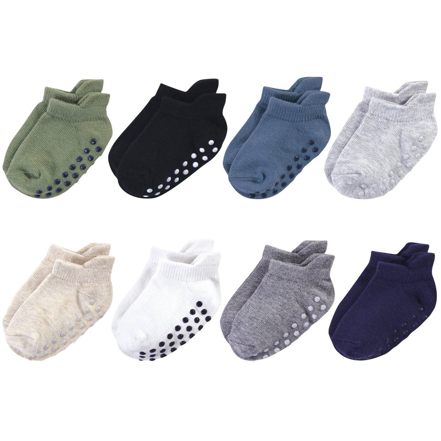 Touched by Nature Organic Cotton Socks with Non-Skid Gripper