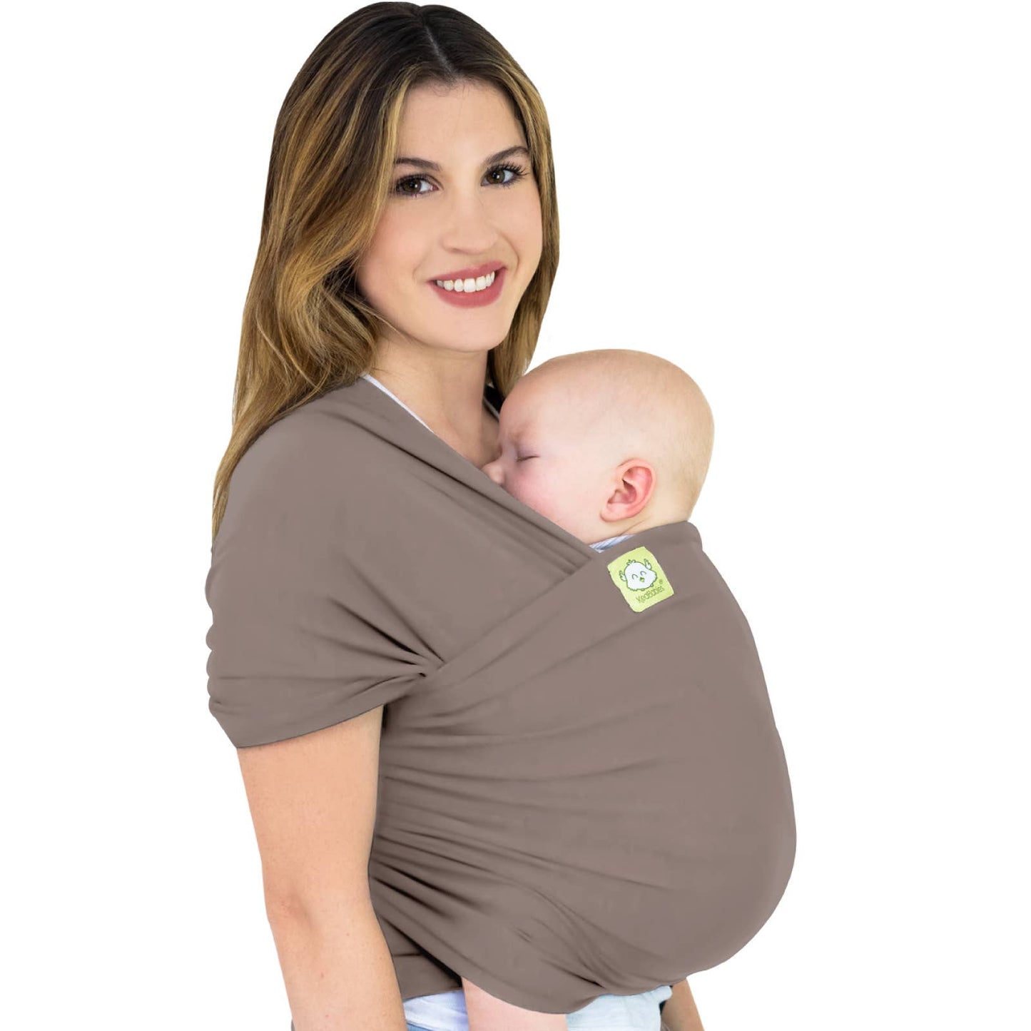 KeaBabies Baby Wrap Carrier (Copper Gray)