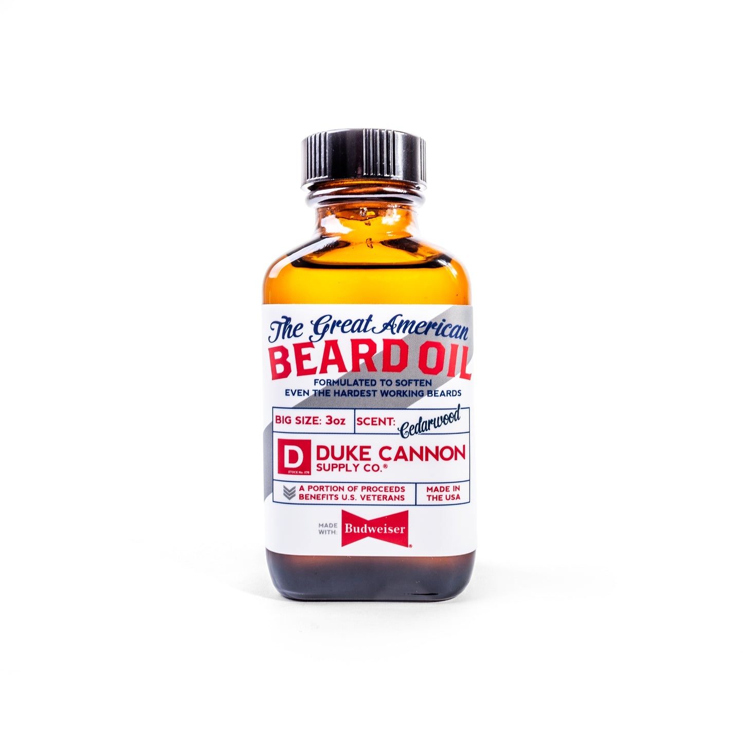 Duke Cannon Budweiser Beard Oil