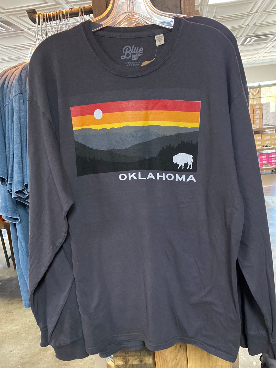 Oklahoma Buffalo Flag Tee